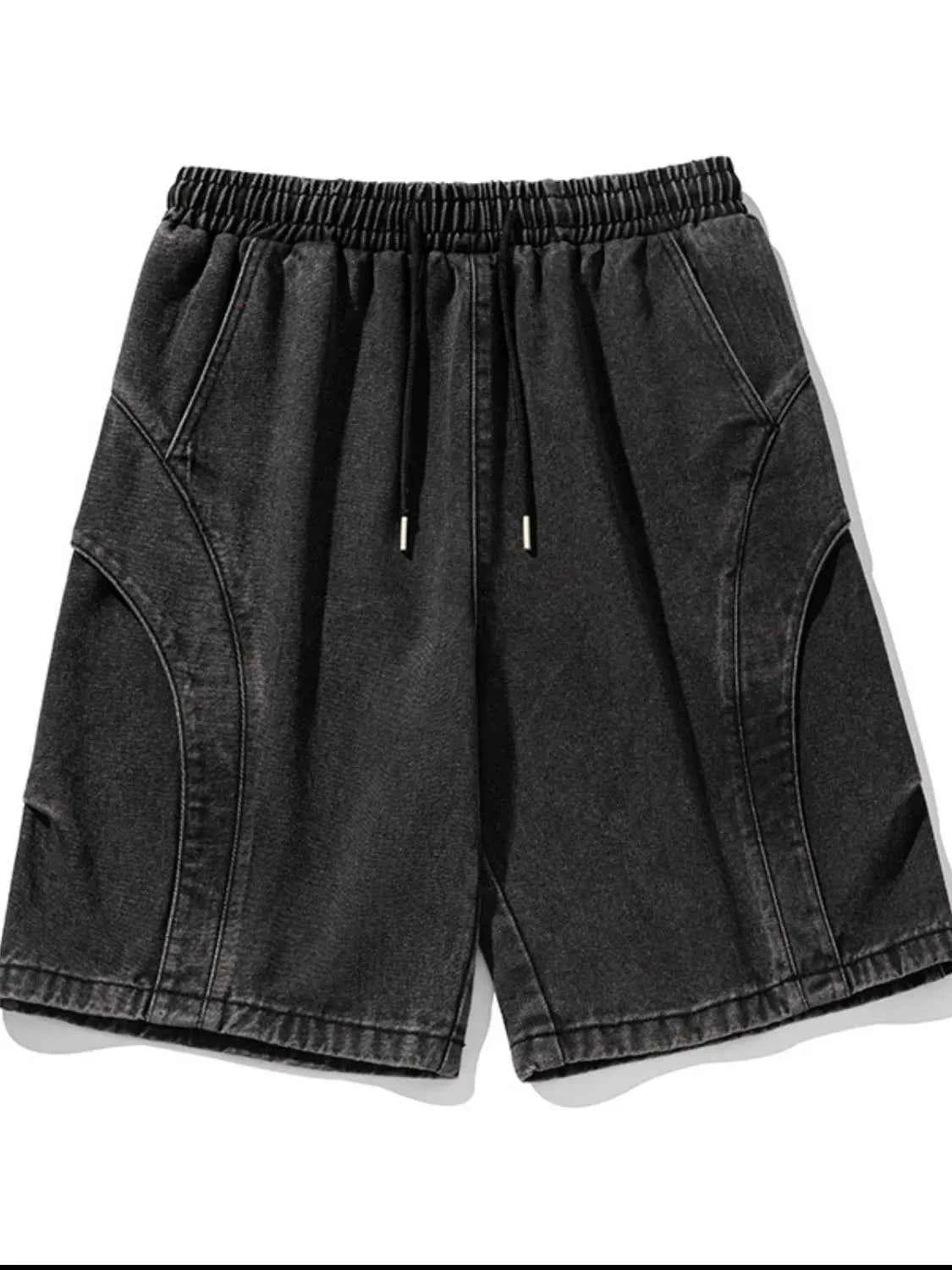 Men's Plus Size Drawstring Basic style Demin Shorts